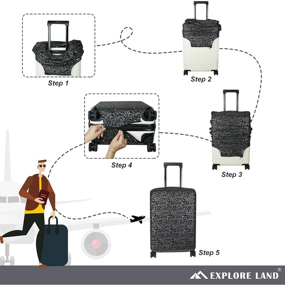 Luggage Protector Skin - Picture 7 of 8